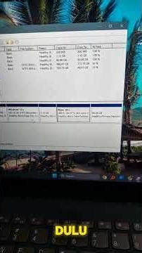 Bahaya🤔 Mudah❗️Cara Shrink Disk untuk dual boot! #shrinkdisk #dualboot #ubuntuwindows #partisi