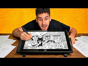 I want to make a coloring book 🎨 So I tried the XP-Pen Artist 12 3rd