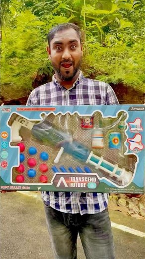 Nerf machine gun big toy unboxing & testing #shorts