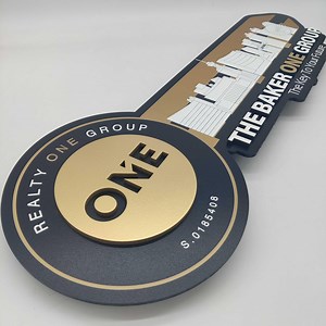 Custom Logo Key Sign, 3D Realtor Closing Custom, Realty One Group Sign, Closing Gift for Realtor, Real Estate Sold Key, Realtor Closed Sign - Etsy