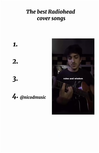 Radiohead - Cover Songs #radiohead #song #covers #singing #fyp