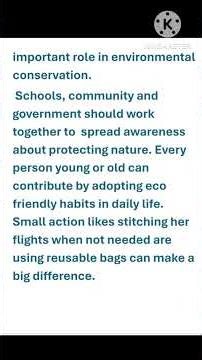 Eassy writing -Environmental protection