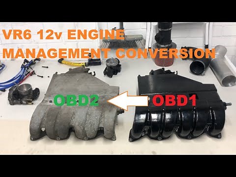Corrado VR6 Track Car Build #7: Converting from OBD1 to OBD2 and it fully working!