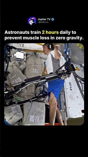Astronauts’ Strict Training Routine 🏋️