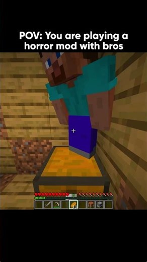 I Hate Horror Mod in MInecraft #shorts #viral