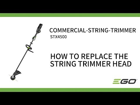 EGO STX4500_How To Replace the Trimmer Head