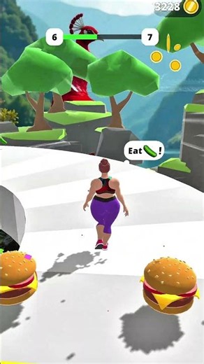 Fat 2 fit! Run Lvl 7 #fat2fit #games #shortsfeed #fun