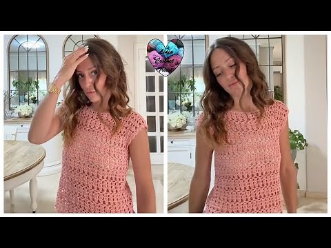 Blouse "ALPHA" CROCHET all sizes Crochet tutorial #crochet #crochettutorial #tutorial #pattern