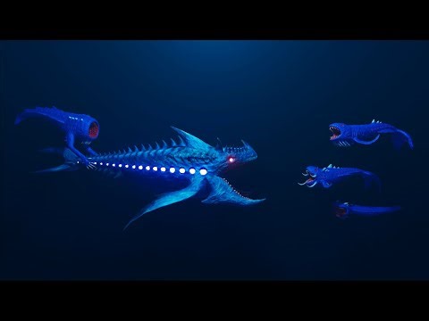 Void bloop vs space monsters | sea monsters animation