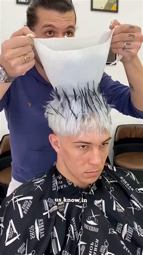 This boy got his hair colored like Ronaldo. # shorts