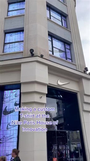 Custom Nike T-Shirt at Paris House of Innovation