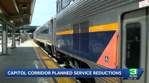 Amtrak makes planned Capitol Corridor cancellations