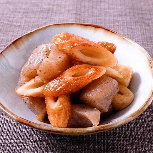 ちくわとこんにゃくの甘辛炒め 作り方・レシピ | クラシル