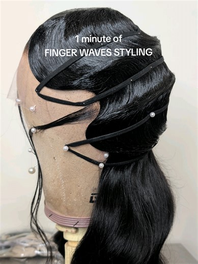 1 Minute Finger Waves Hair Tutorial