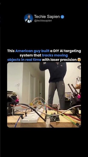 This American Guy Built a DIY AI Targeting System That Tracks in Real Time 🤯