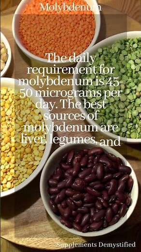 The best food sources of molybdenum!