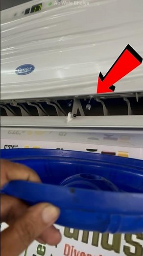 Carrier split ac water leakage problem