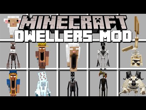 Minecraft SCARY DWELLERS / SCARY MOBS MOD! (Minecraft Mods)