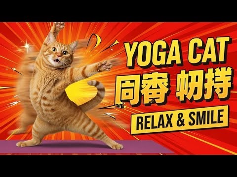 You Won’t Believe This Cat Teaches Yoga! 🐱🧘‍♀️ #CatYoga#FunnyCat#ViralVideo