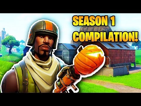 FORTNITE SEASON 1 BEST MOMENTS COMPILATION! | Fortnite Battle Royale