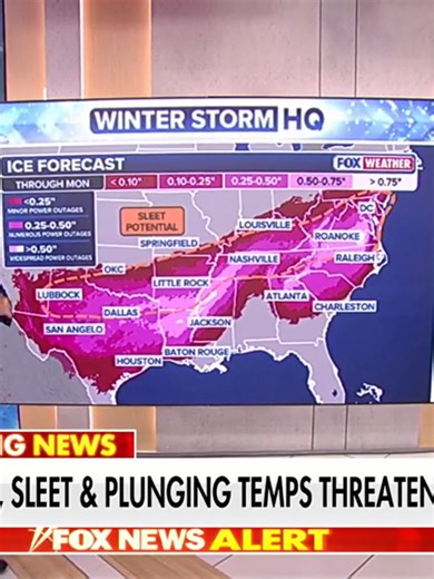 'DIRE PREDICTIONS': @bill.hemmer discusses the latest forecast with FOX Weather Meteorologist Stephen Morgan as 240 million Americans brace for dangerous snow and ice this weekend.