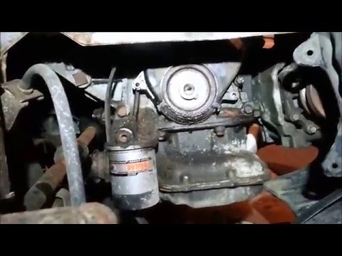 Replacing a Lancer crankshaft position sensor or crank angle sensor