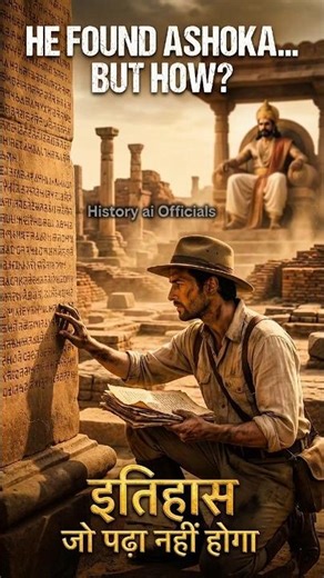 This is How Decoded Samrat Ashoka pillar 😱 #history#ashoka#mauryanempire#shorts#indianhistory