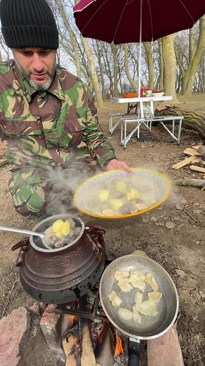Traditional Hinkal Cooking in Nature | Delicious Afghan Style Hinkal Recipe