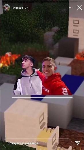 Nouvelle aventure minecraft Michou et Inoxtag 😆