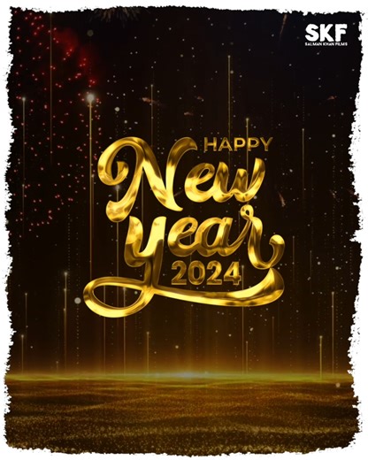 10K views · 2.2K reactions | Wishing you a script full of success, scenes of joy, and a happy ending in the coming year. #HappyNewYear✨ | Salman Khan Films | Facebook