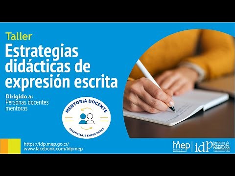 Estrategias didácticas de expresión escrita