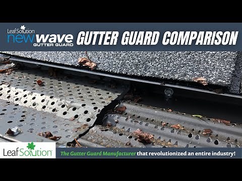 New Wave Gutter Guard Comparison | Perforated Aluminum Gutter Guard