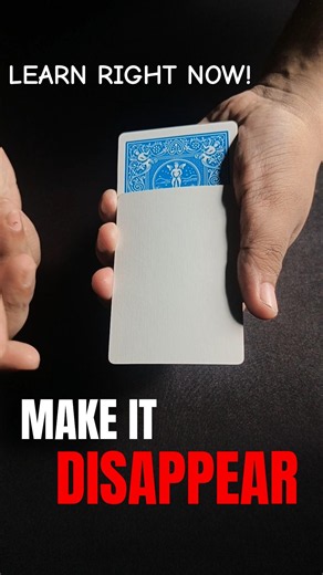 Learn How To Vanish A Card Within Seconds And Make It Blank! Easy Magic Card Trick