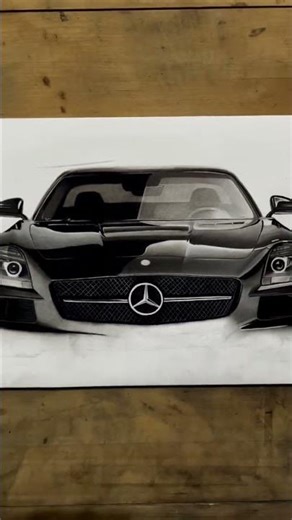 Mercedes car sketch #mercedes #trendingshorts