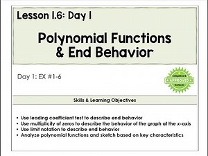 1.6 End Behavior Video