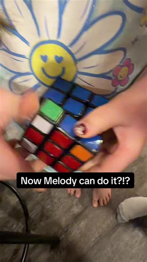 Not just our son… but now our DAUGHTER CAN DO IT?!?! 😅#schatzandchet #comedy #rubikscube