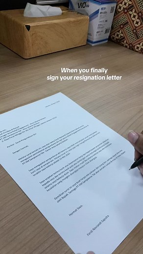 Resignation Letter Tips and Thank You to PT. HM Sampoerna Tbk