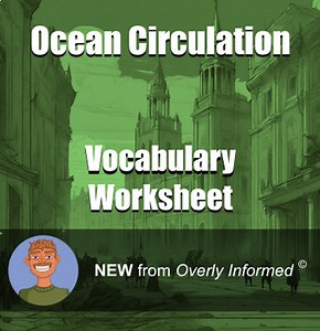 Ocean Circulation Vocabulary Worksheet