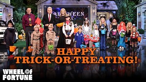 20K views · 910 reactions | This Halloween episode isn't over yet — Pat & Vanna still need to give out candy! | Wheel of Fortune | Facebook