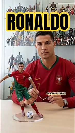 CRISTIANO RONALDO Miniature action #shorts