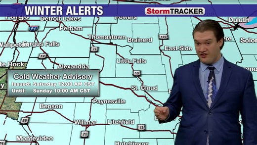 Turning cold across central Minnesota this weekend