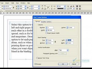 Adobe Indesign Tutorial in Tamil | Text Frame Options