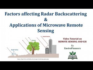 RSGIS L27: Microwave Remote Sensing - Part 4 | Radar Backscatter & Environmental Applications
