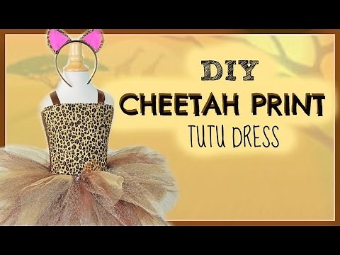 Animal Print Tutu DIY - Cheetah