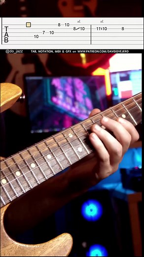 74K views · 1K reactions | PDF (Tab&Notation) and Guitar Pro File on PATREON (link in Bio) #jazzguitar #guitarsong #guitarlesson #guitartips #guitarteacher #guitartabs #guitarlicks #guitarchords #guitarsolo | David Ovejero | Facebook