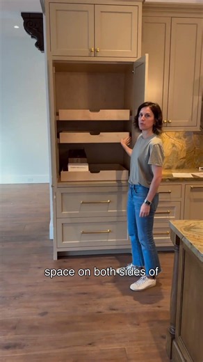 Are pull-out drawers actually worth it? #cabinetorganization #kitchenhacks #shorts