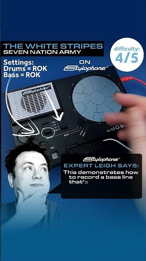 Play ‘The White Stripes - Seven Nation Army' on your Stylophone BEAT 🔊⁠