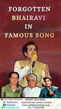 Why Bhairavi is सदा सुहागन | Forgotten Bhairavi in Famous Song By- ‪@RohitKataria‬ | #song #music