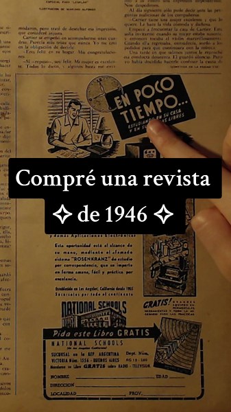 Revista vintage de 1946: un tesoro del pasado