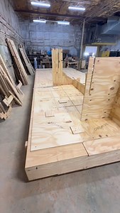 Assembling a CNC-cut plywood substructure that locks in the shape and supports the plug build before tooling board, fairing, and surface prep begin. #NuWaveComposites #PlugBuilding #CNCMachining #MoldMaking #CompositeManufacturing | NuWave Composites